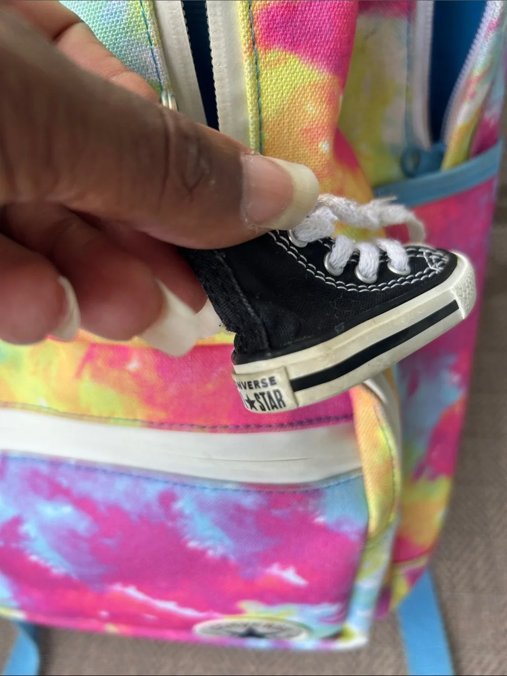 Converse Tie-Dye Backpack in Pink, Yellow, Blue & Purple